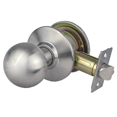 Standard Duty Commercial Cylindrical Dummy Knob In Satin Stainless Steel